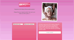 Desktop Screenshot of beautygroup.co.uk